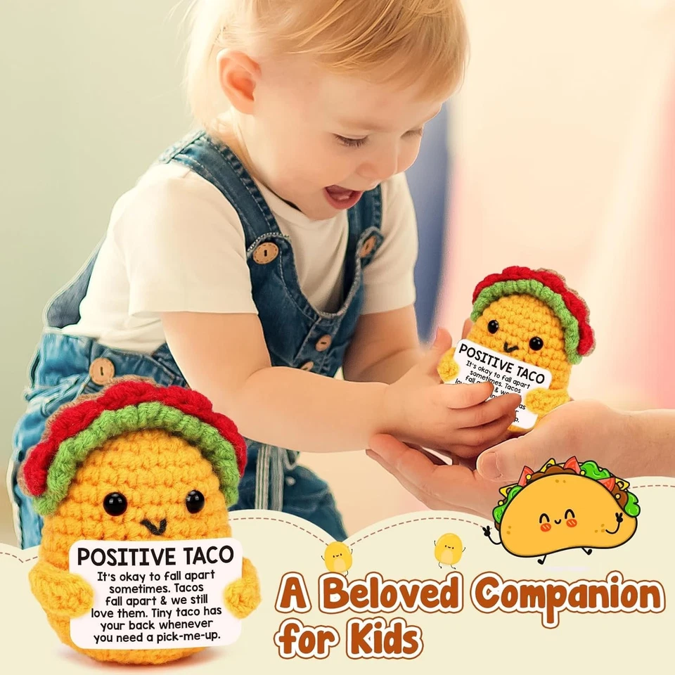 Adorable Handmade Taco Doll - Perfect for Thanksgiving and Christmas Gifts - Image 4 of 4
