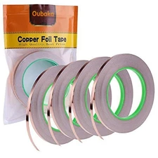 Oubaka 4 Pack Copper Foil Tape,Copper Tape Double-Sided Conductive with Adhes...