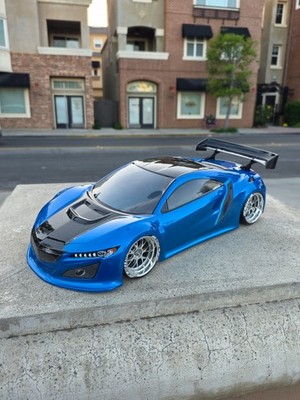 200mm 1/10 Custom ACURA NSX Body Only - 4Tec-2 RDS DC10 YD2 MST Drift F2D2 HPI