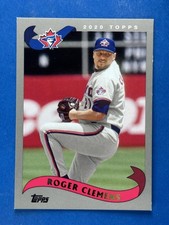 2020 Topps Archives Silver #258 Roger Clemens Toronto Blue Jays #/99