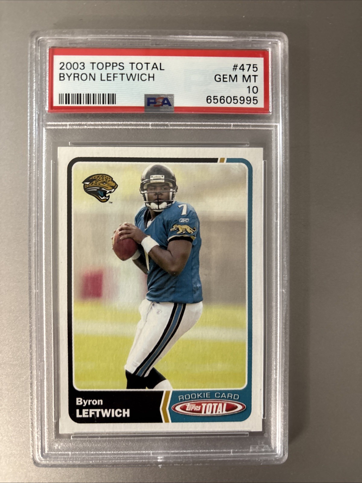 Byron Leftwich Topps Total #475 Base