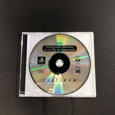 PS1 Disney/Pixar Monsters Inc The Island Of Fright Platinum PAL Good Condition