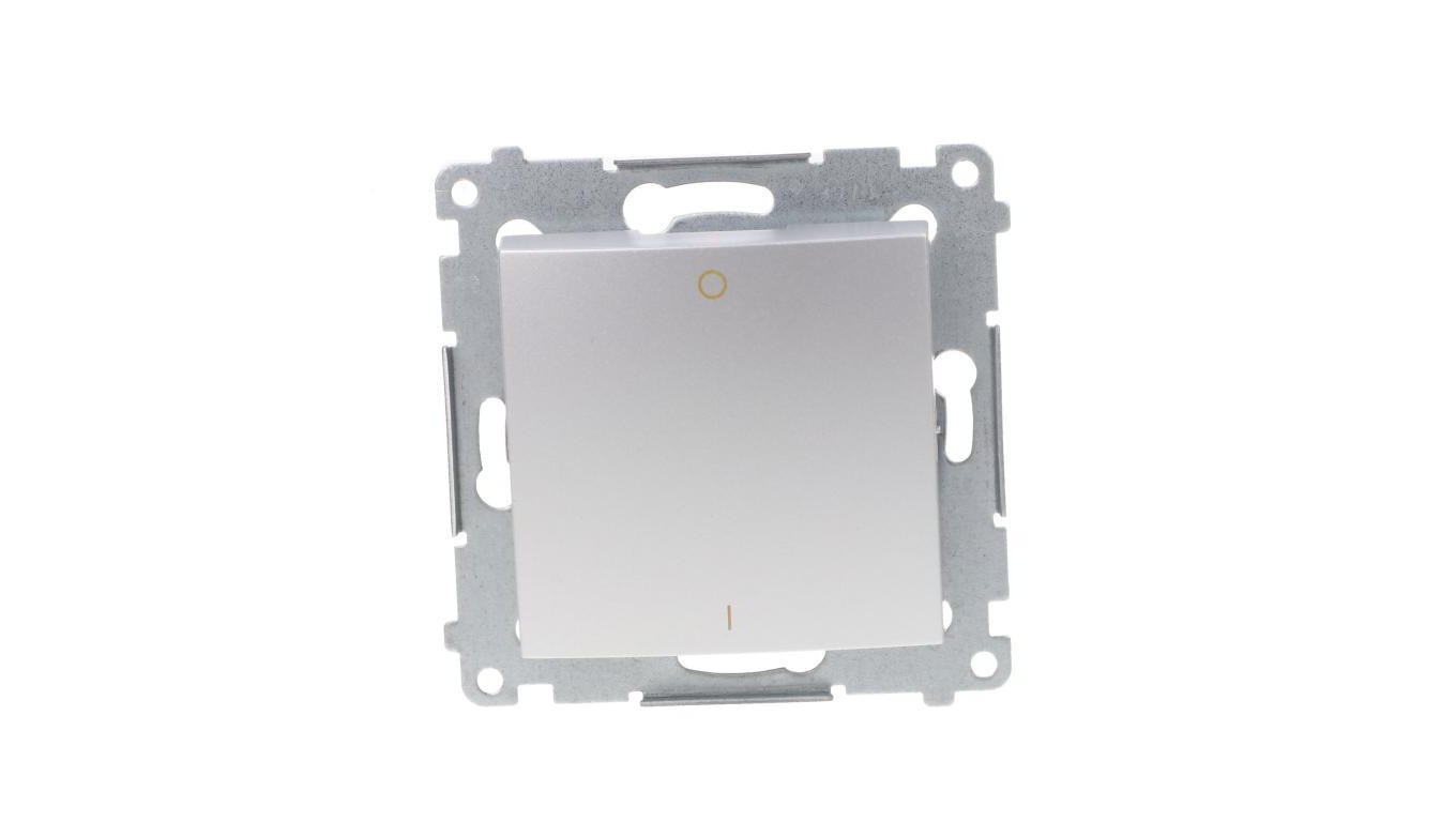 Bipole connector, quick connector, silver Simon 54 DW2.01/43