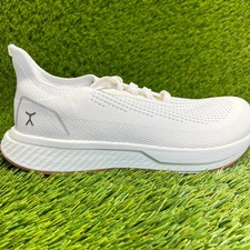 Flux Footwear Adapt Runner White Gum Womens Size 8 Athletic Walking Knit Shoes