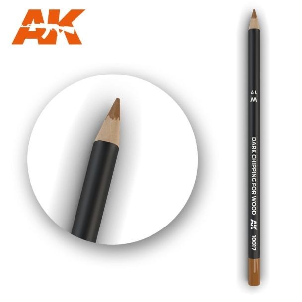 Dark Chipping for Wood - Weathering Pencils - Brand New - AK Interactive Pencils
