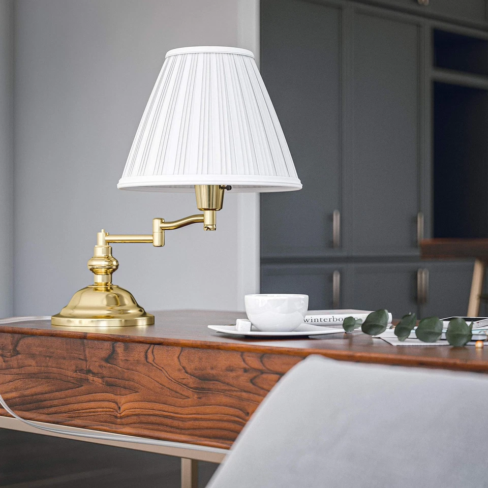 30163 Desk Lamps, Polished Brass 12.70x9.60x12.40 - Image 2 of 4