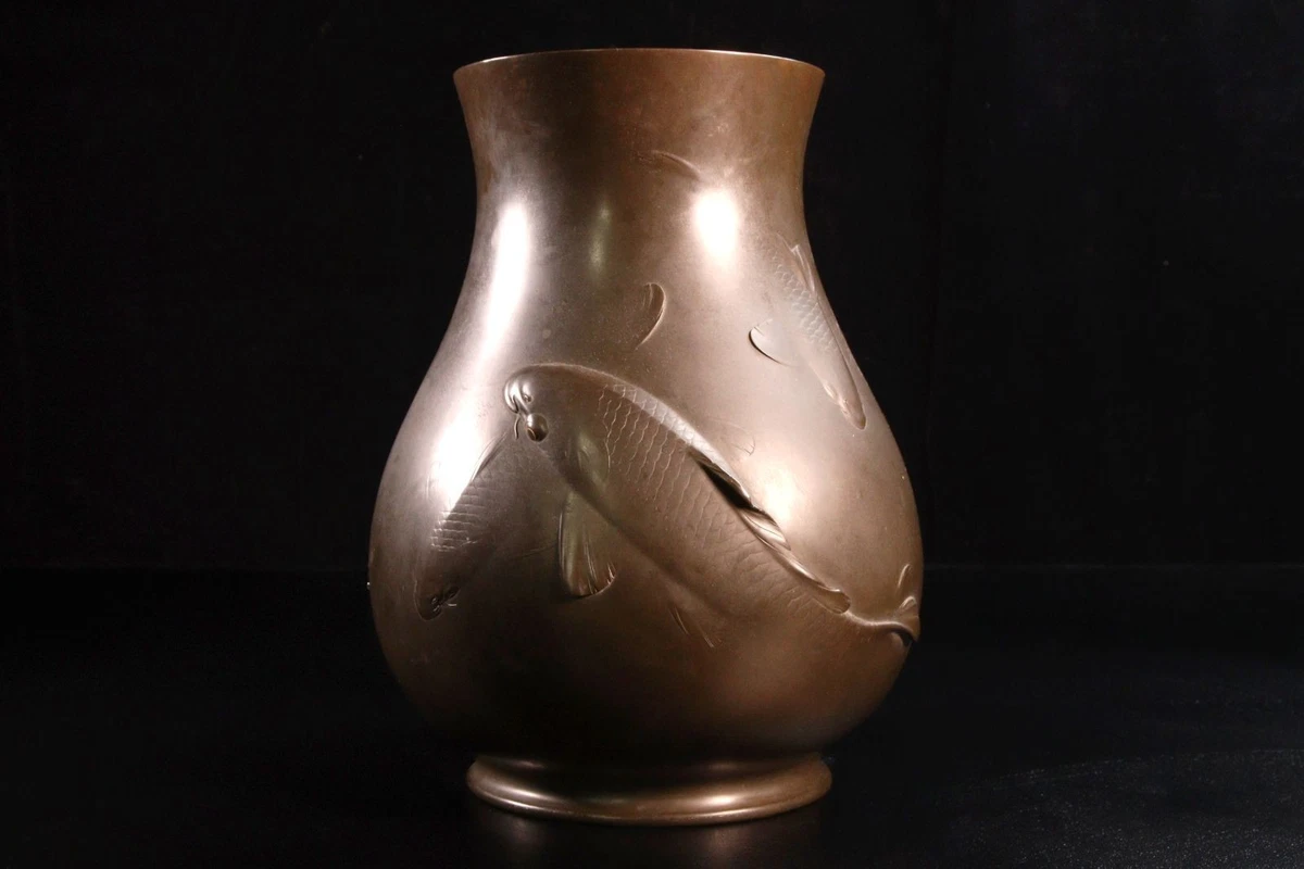 青铜日本花瓶1900-1940 | eBay