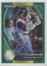 2021 Panini Prizm Draft Picks Green & Yellow Hyper Kahlil Watson #PDP16 7rf