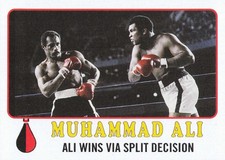 2021 Topps MUHAMMAD ALI People’s Champ #40 Wins Split Decision 25 Cents Shipping