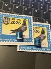 Ukraine  26 Brieftauben Ringe Pigeonrings Taubenringe
