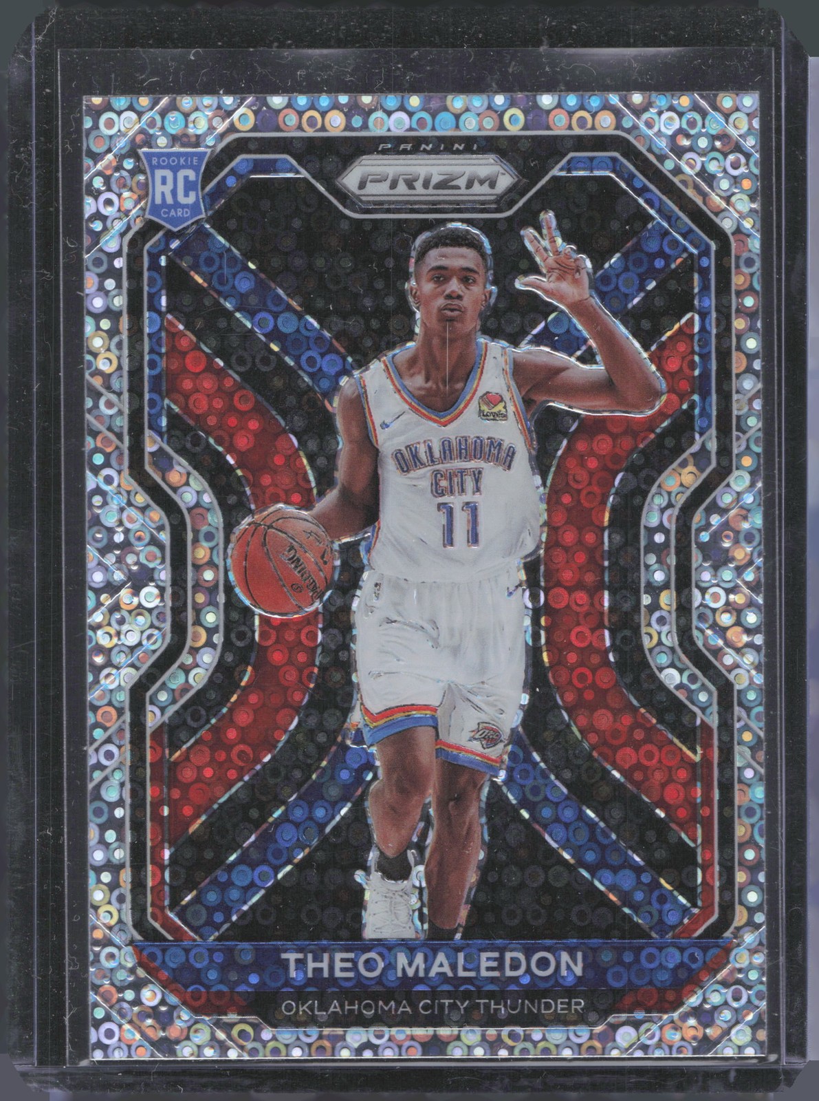 2020-21 Panini Prizm #289 Theo Maledon Fast Break Prizms