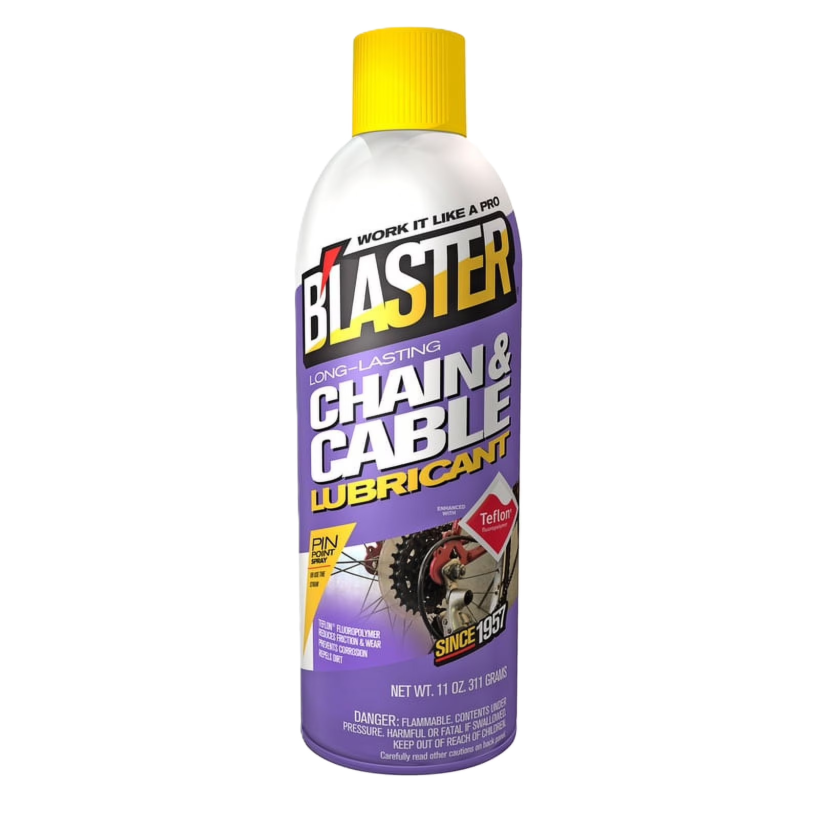 11 Oz. Chain & Cable Lubricant Spray &ndash; Long-Lasting, Rust & Friction Protection