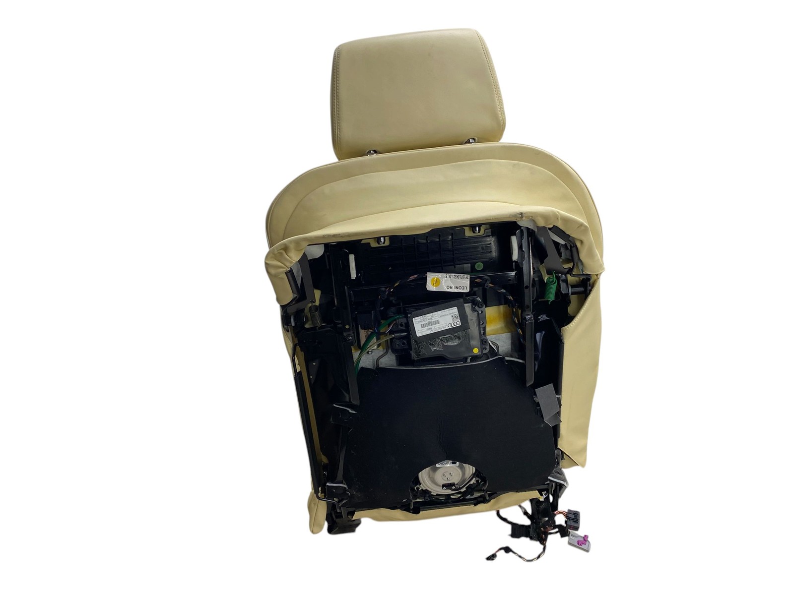 2010-2020 BENTLEY MULSANNE OEM REAR RIGHT PASSENGER SEAT ASSEMBLY BEIGE LEATHER