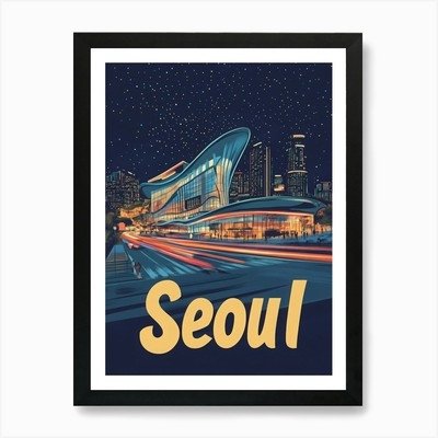Aihrgdesign A Retro Travel Poster F Framed Wall Art Poster Canvas Print Picture