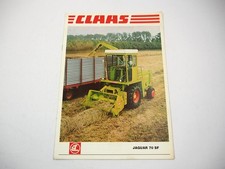 Brochure originale Claas Jaguar 70 SF trincia da campo 1978 con 12 pagine