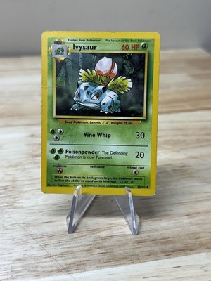 Ivysaur 30/102 - Base Set - Unlimited- Pokemon TCG - WOTC - LP
