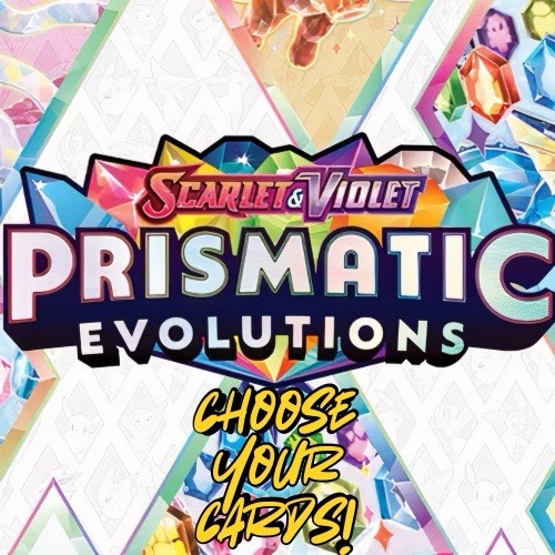 Pokemon TCG Prismatic Evolutions Choose Your Card NM EX Pokeball Masterball Ace