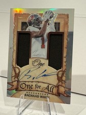 2023 Panini One Football Autograph Patch PRIZM #344 Rachaad White Buccaneers /99