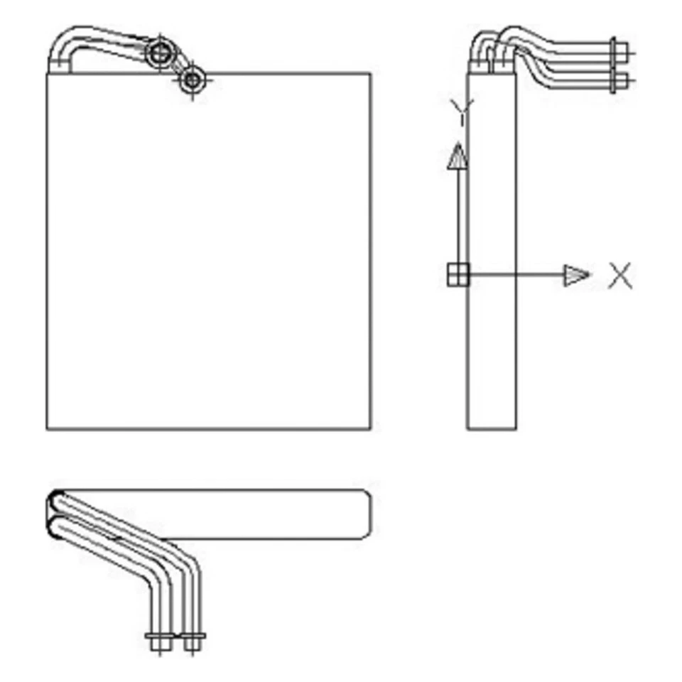 For Chevy Equinox 2006-2009 TYC A/C Evaporator Core Foto 4 de 4