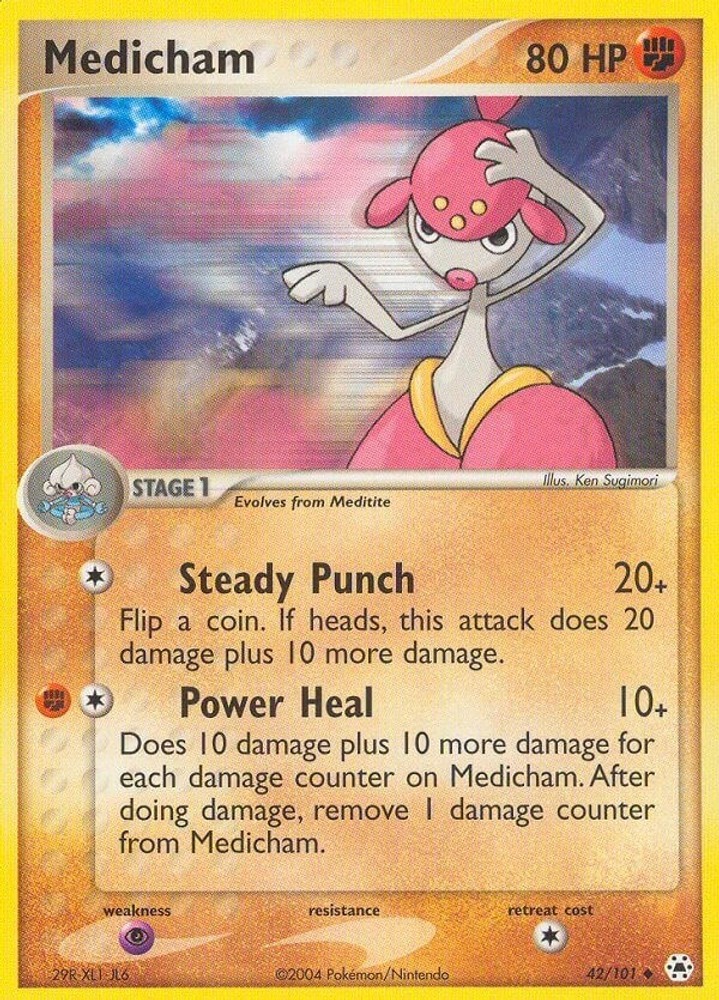 LP - Medicham HL - 42/101 EX Hidden Legends