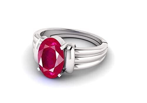 Anillo Panchdhatu 9,25 Ratti Natural Certificado Rubí Manik Piedras Preciosas para Hombres y Mujeres - Imagen 10 de 10