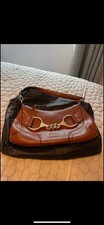Binari Brown Leather Shoulder Bag