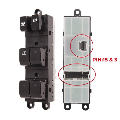 Door Window Switch Assembly-Power Window Main For Nissan Pathfinder 2005-2007 - 第 2/9 張圖片