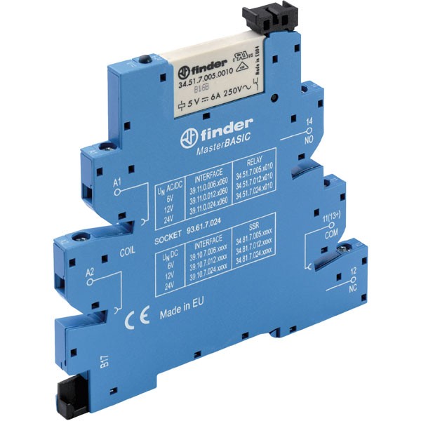 Finder Solid State Relay Module 6A SPDT 230VAC