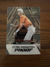 2024 Leaf Press Pass Premium Will Gasparino 1/1 Pre-Production Proof