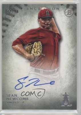 2015 Bowman Inception Prospect Green 33/99 Sean Newcomb #PA-SN Auto s3g