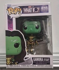 Funko Pop! TV ¿Y si…? - Figura Vinilo Gamora con Hoja de Thanos #970