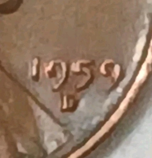 1959 D Lincoln Memorial 1c Penny Ultra Rare! 1st Edition! Multiple Errors! - Image 2 of 4