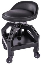 Jegs 81174 Heavy Duty Swivel Shop Stool 330 Lb. Capacity 360 Degree Swivel