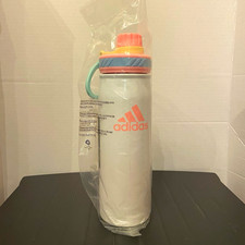 adidas Stadium Refillable BPA-Free Screw Top Water Bottle 20 oz White IU7768