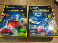 NATIONAL GEOGRAPHIC STEM Set Lot Of 2 - Chemistry  Magic Kit Open Box NEW