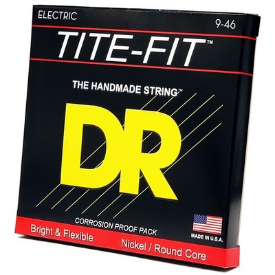 Saiten E-Gitarre DR Strings Tite-Fit LH-9 .009-046 Gitarrensaiten E- Gitarre NEU