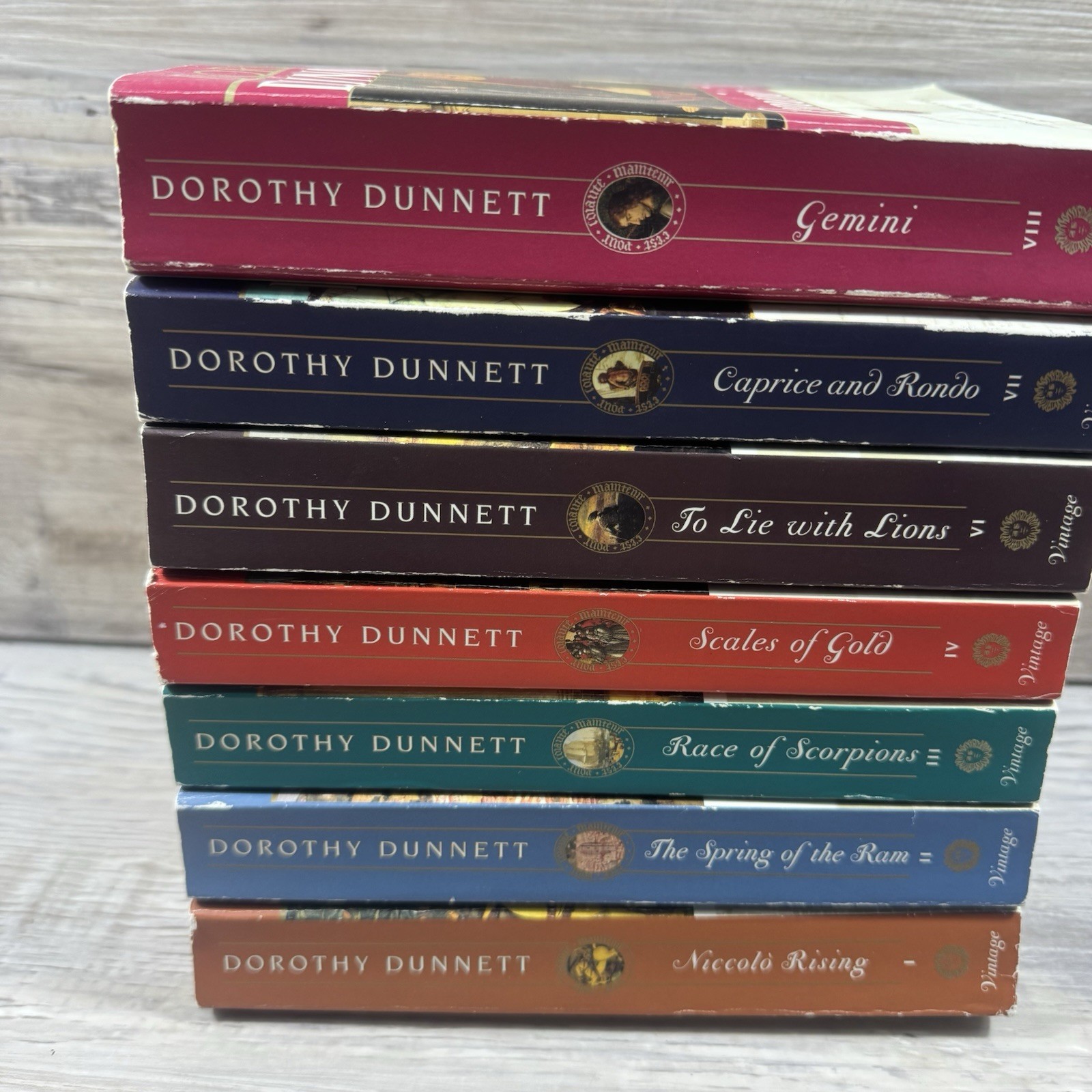 Dorothy Dunnett - Lot Of 7 - House of Niccolo Series -Paperback
