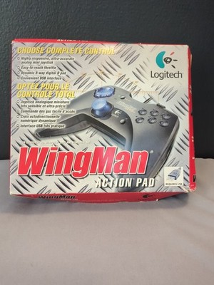 LOGITECH WINGMAN CORDLESS RUMBLEPAD WIRELESS PC CONTROLLER, ORIGINAL BOX 2.4 GHz