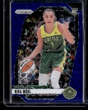 2024 Panini Prizm WNBA #75 Nika Muhl Blue Velocity Prizms RC