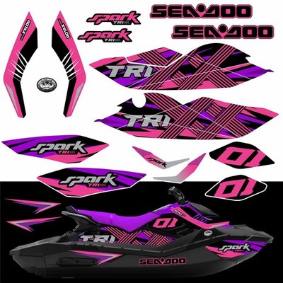Sedoo Spark Trix Decals -Sticker Kit Jet Ski 2up - 3up