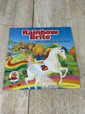 Vintage 1984 Rainbow Brite - Paint A Rainbow In Your Heart Vinyl LP Record