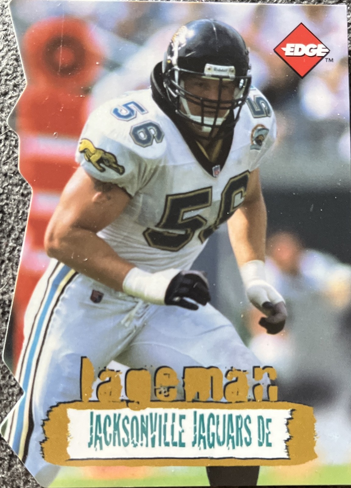 1996 Collector's Edge - Jeff Lageman #108 Die-Cut /2500