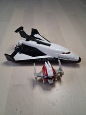 VTG 1998 Bandai Mighty Morphin Power Rangers in Space V2 Space Shuttle & Head