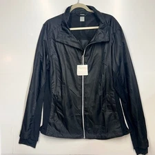 EQology by SmartPak XXL Black Full Zip Athletic Lightweight Jacket Equestrian