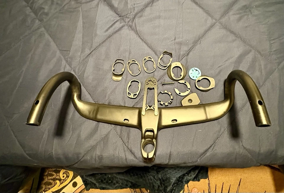 Combo de vástago manillar carbono bicicleta de carretera 42/90 Foto 2 de 4