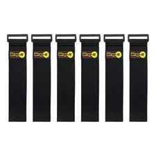 18 In. Elastic Hook and Loop Cinch Strap for Cords Hoses and More Super Stretch