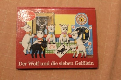 Der Wolf und die sieben Geißlein - Pop up Buch - 1990