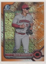2022 Bowman Chrome Prospects Orange Shimmer Refractor 1/25 Austin Hendrick s3g
