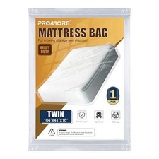 Plastic Mattress Bag for Moving, Twin/Twin Assorted sizes , styles