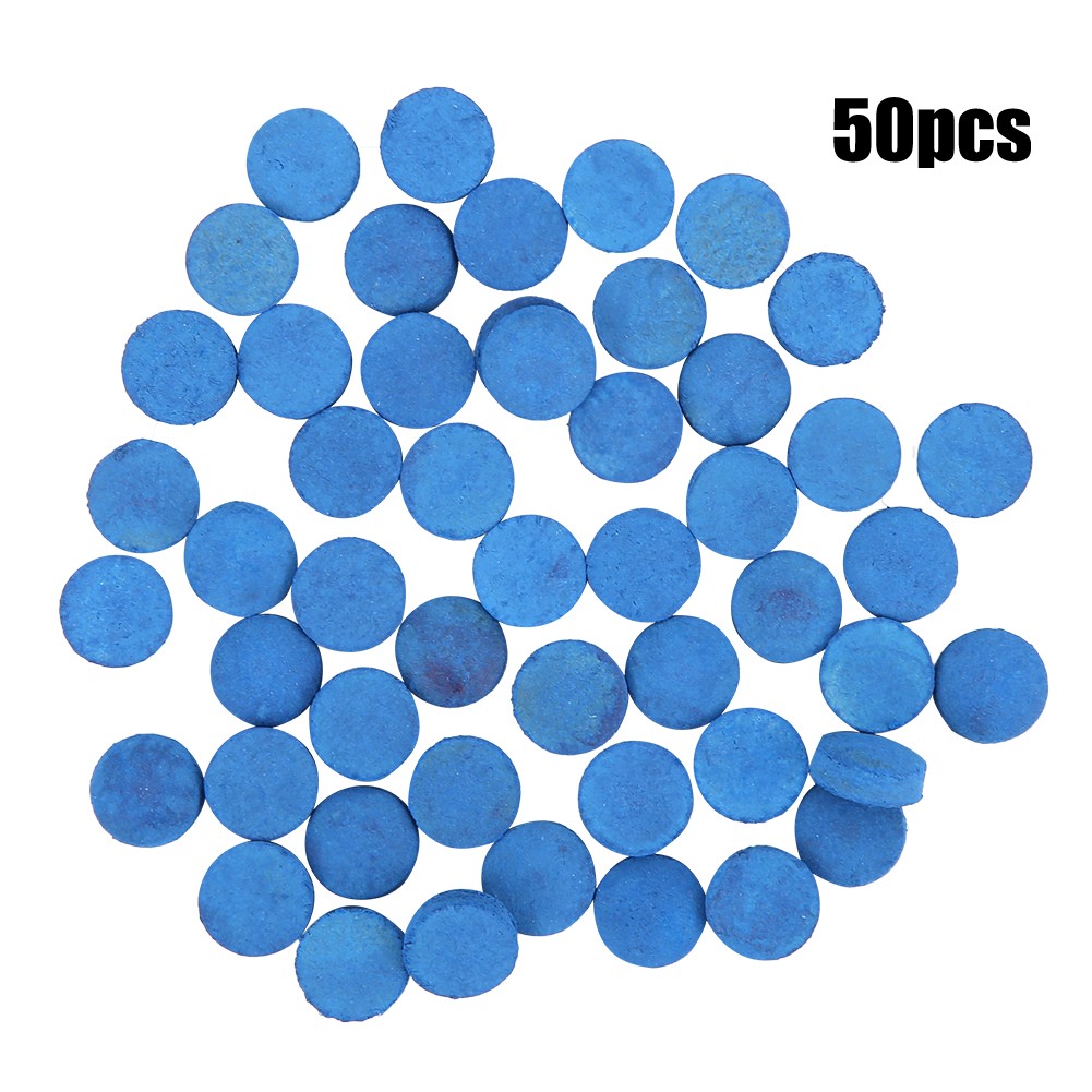 50PCS Billiards Cue Tip High Quality For Pool Games Leather 9MM 10MM 13MM Use